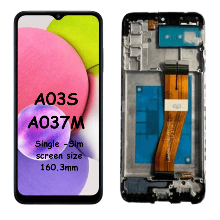 Replacement LCD Screen & Digitizer Full Assembly with Type C Frame for Samsung Galaxy A03s (A037M Single Sim ) - Best Cell Phone Parts Distributor in Canada, Parts Source Replacement LCD Screen & Digitizer Full Assembly with Type C Frame for Samsung Galaxy A03s (A037M Single Sim ) - Best Cell Phone Parts Distributor in Canada, Parts Source